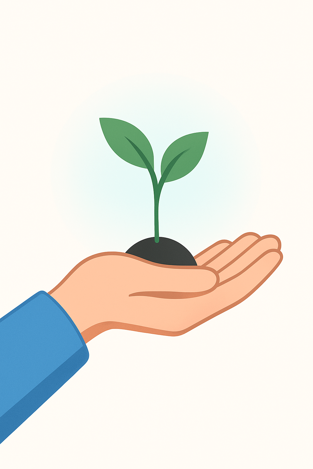 Icon representing growth of ideas and expanded thinking